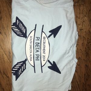 Comfort Colors Tops - Pi beta phi recruitment top Comfort Colors Tops - Pi beta phi recruitment top